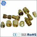 Precision Brass Nut Lather Turning Part Round Insert Nut